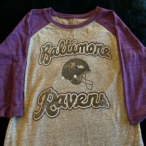 Ravens quarter sleeve t-shirt.